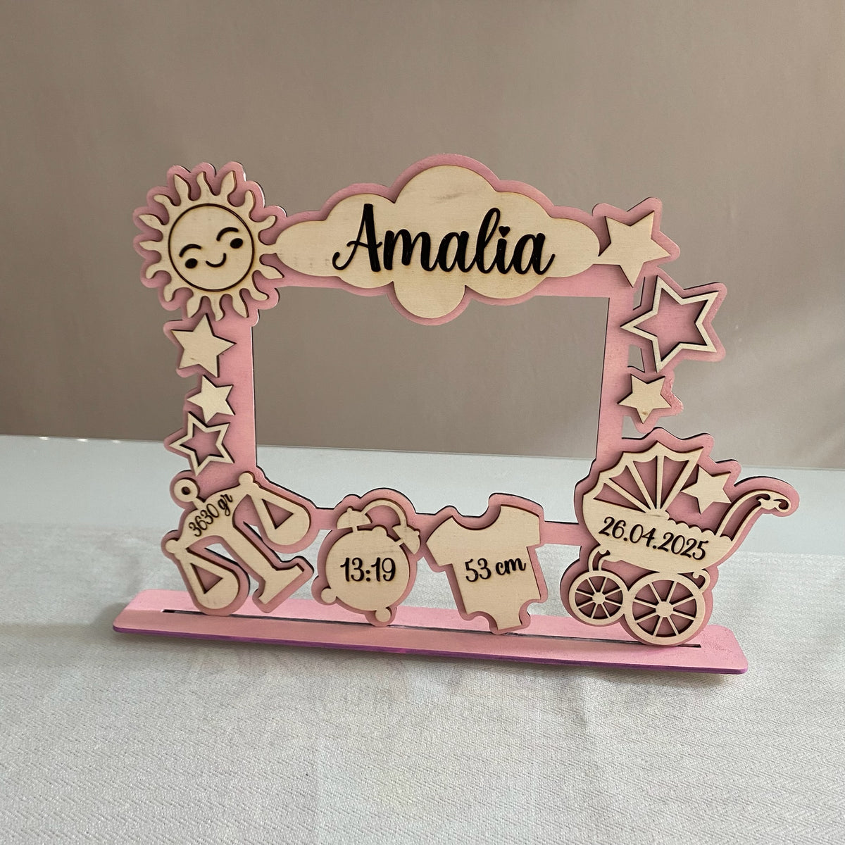 Cornice in legno personalizzata
